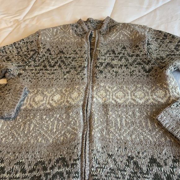 Coldwater Creek Wool Alpaca cashmere ZIP Sweater - Picture 3 of 10